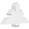 Ekena Millwork Redmond Architectural Grade PVC Gable Bracket, 36"W x 21"H x 6"D x 6"F, 14/12 Pitch GBP036X21X0606RED00 - alternate 1